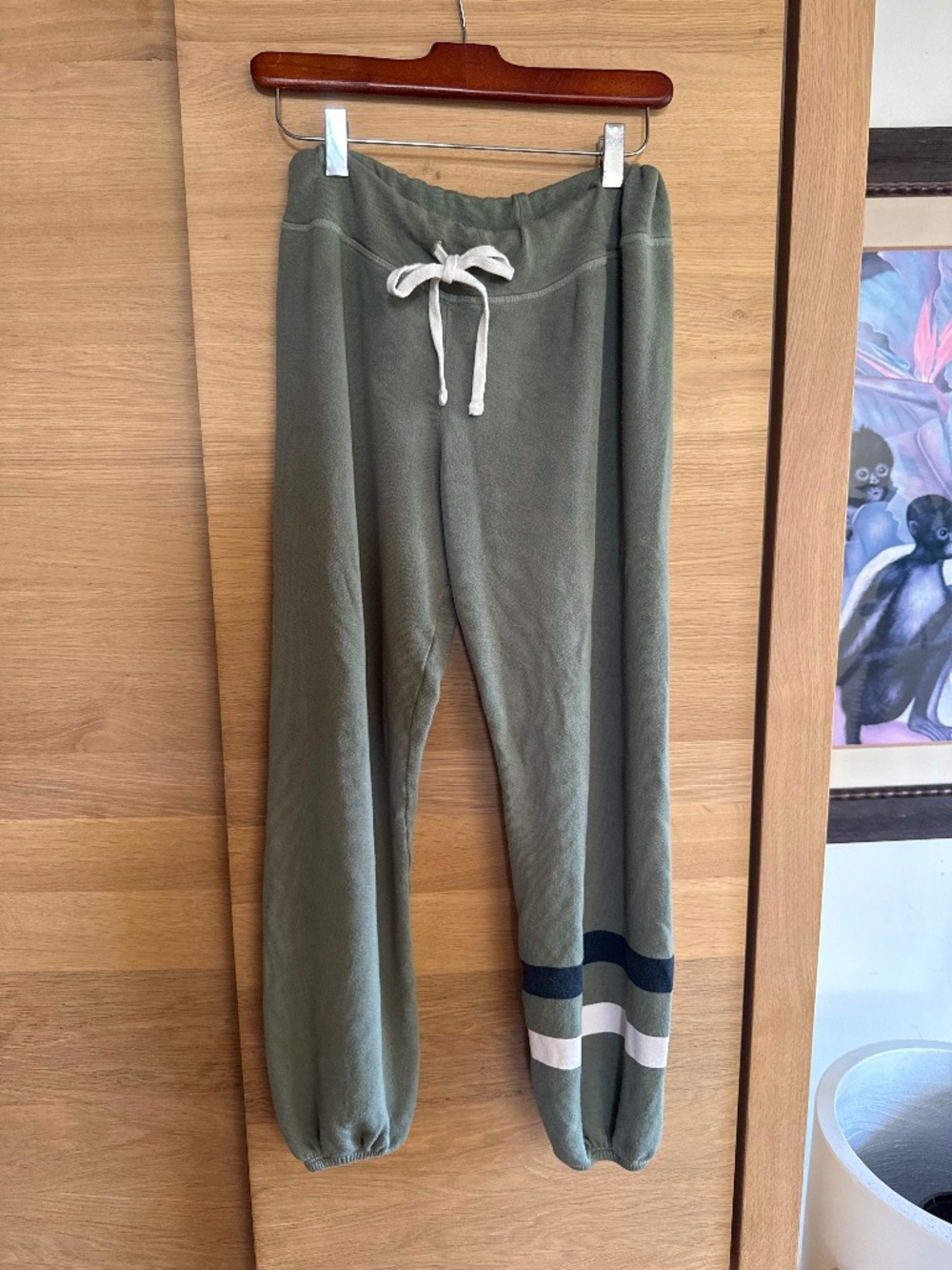 SUNDRY pale green sweatpants